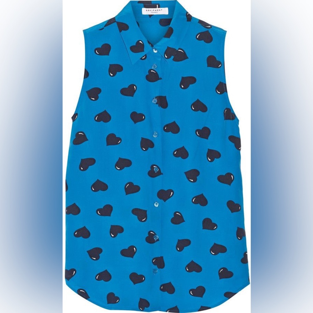 Equipment Colleen printed washed-silk shirt